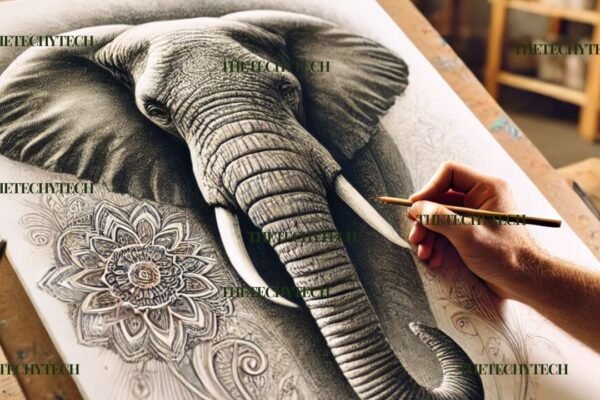 Elephant drawings