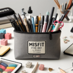 misfit stone grey tcmc pouch stationery