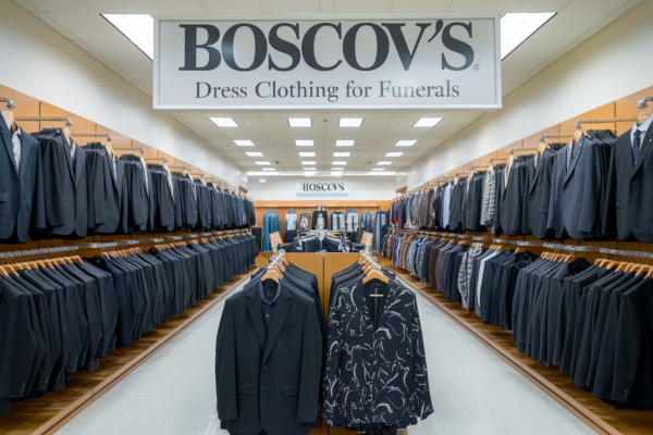 boscov's dress clothing for funerals near me