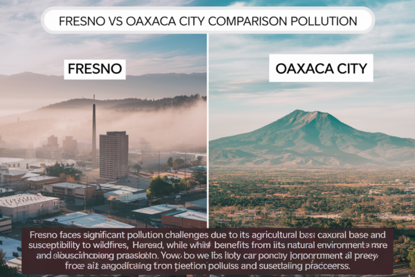 Fresno vs Oaxaca City Comparison Pollution