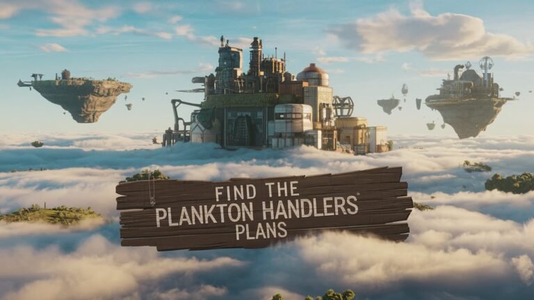 Cloud Meadow Find The Plankton Handlers Plans