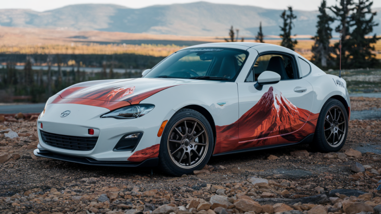 Blood Mountain White Miata