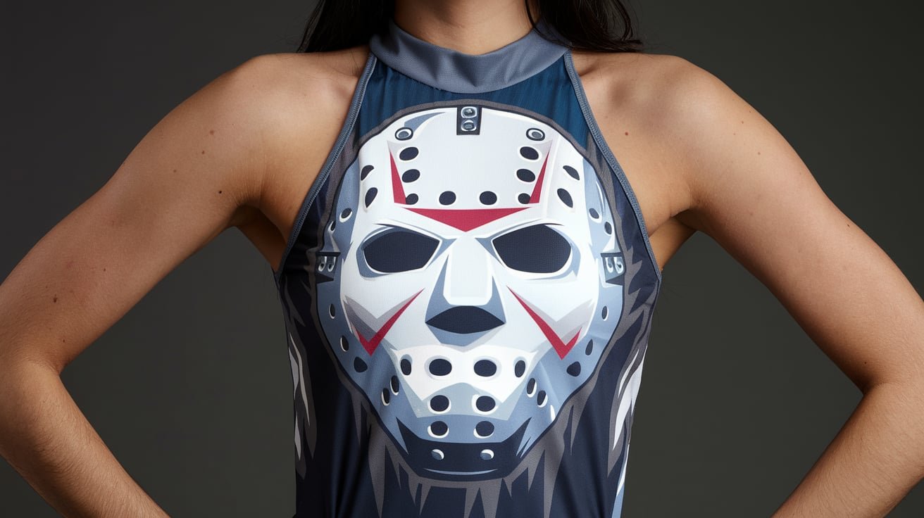 friday the 13th jason mask skater dress