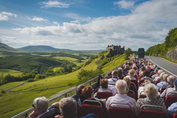 Travelby Bus to Duncarron From Edinburgh Scotland