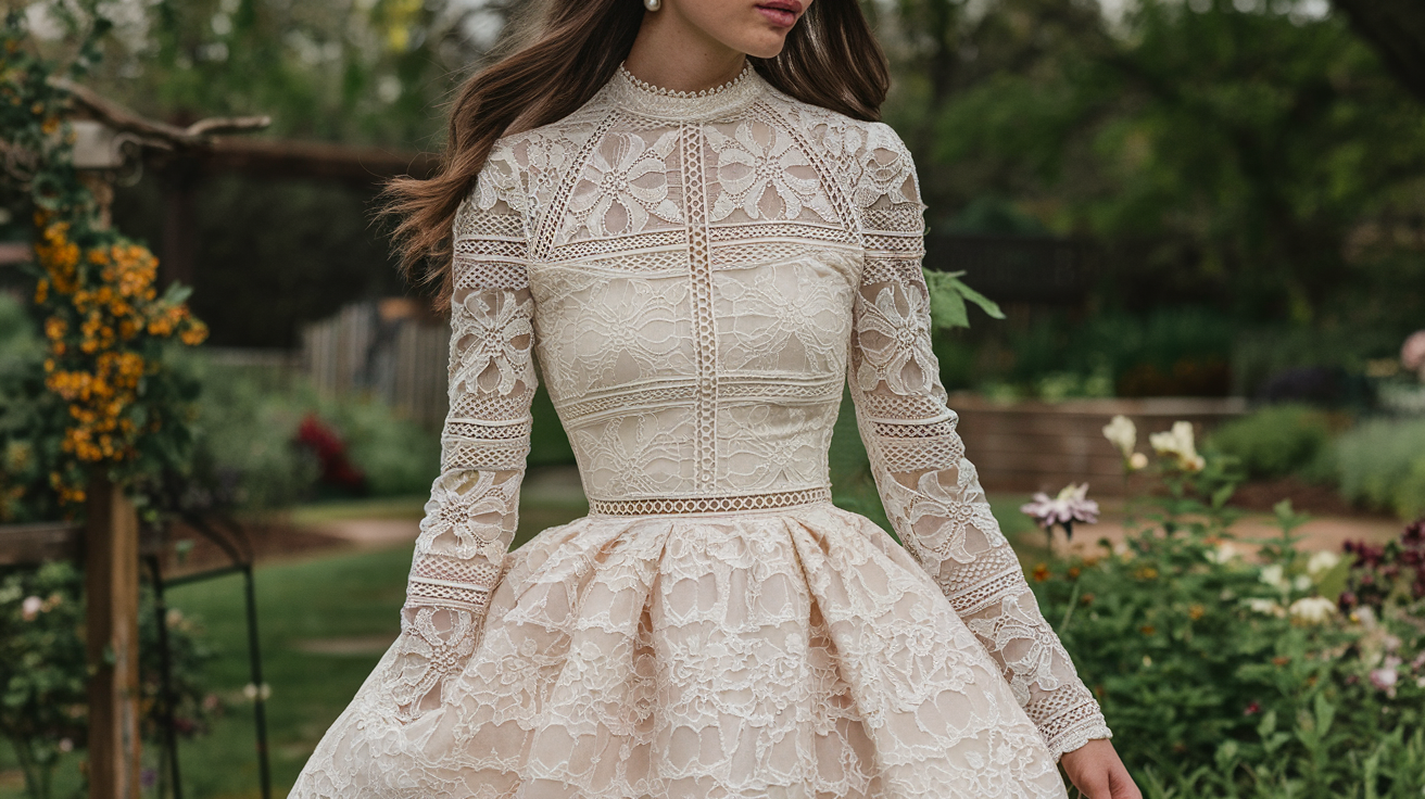 Draper's and Damon's Garden Lace Dress