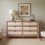 7 Drawer Fabric Dresser 14404mdc0​