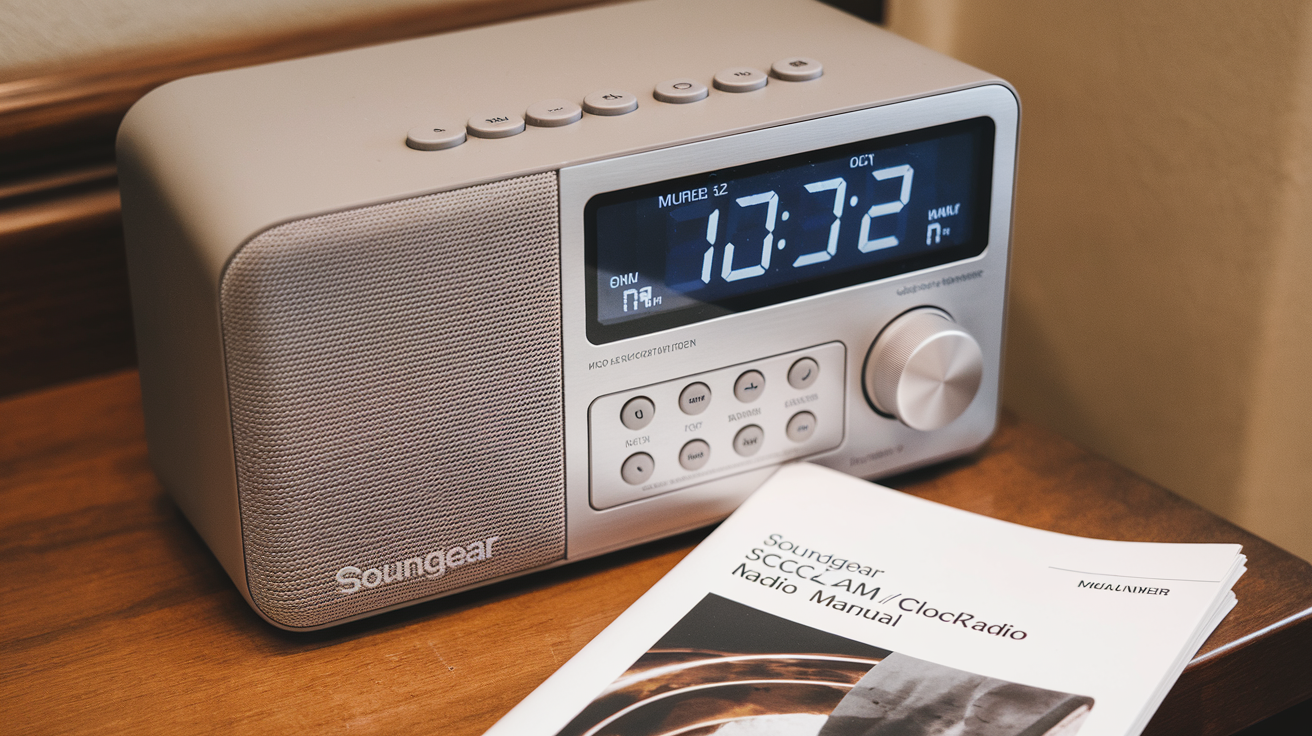 soundgear sgccr2 am fm clock radio manual​